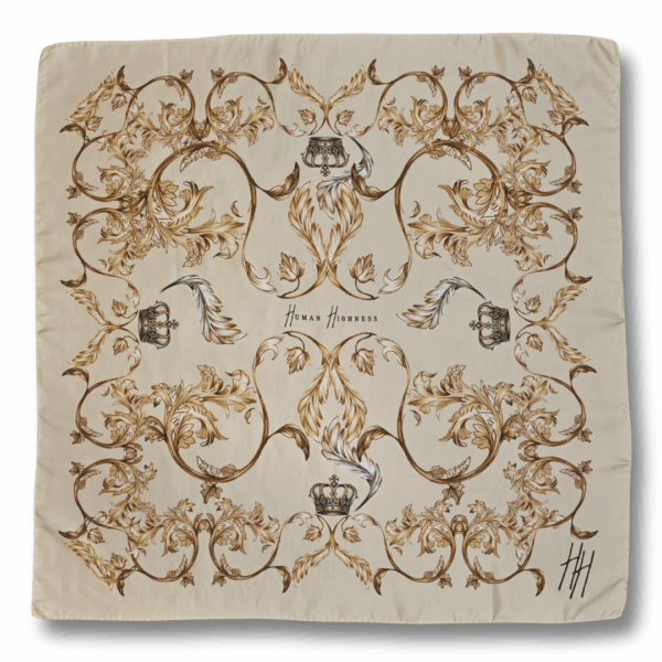 Seidentuch Golden Plume