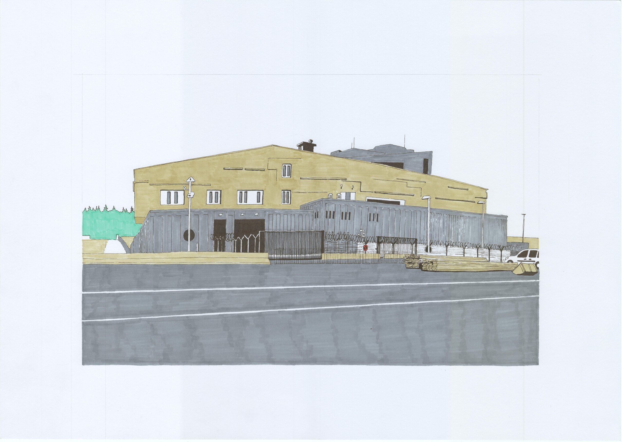 Illustration - Série urbaniste High security hub - Luxembourg